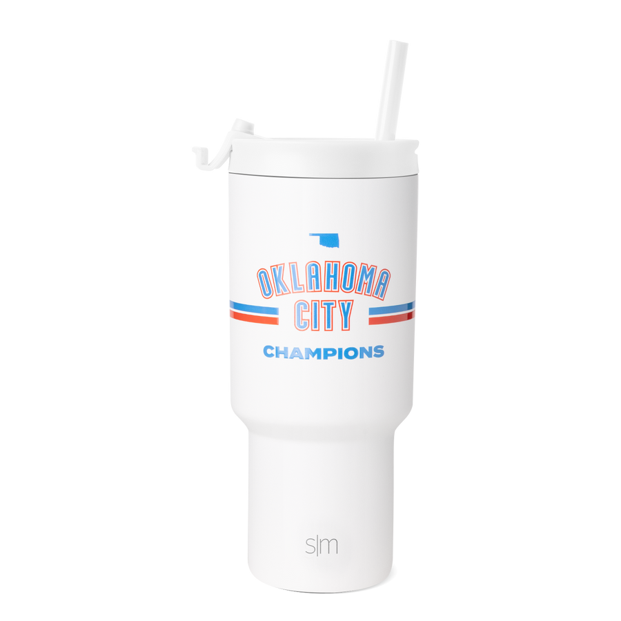 NBA Trek Tumbler with Flip Lid - OKC Thunder Skyline