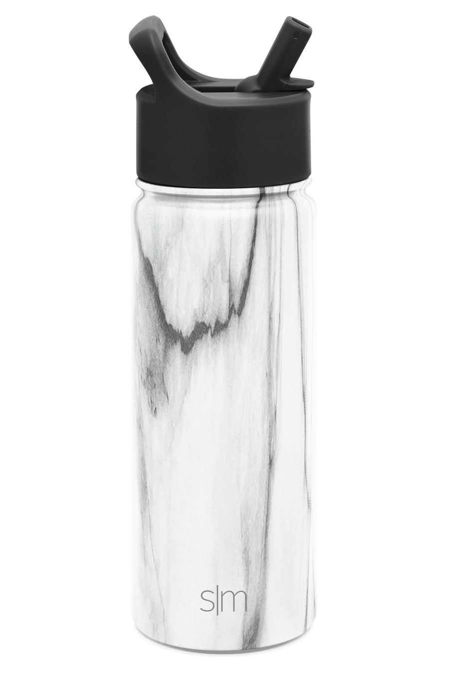 Summit Kids Water Bottle with Straw Lid - 18oz - SMC - Carrara Marble